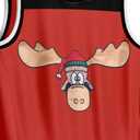Griswold Moose Youth Clark #00 Basketball Jersey  X-Mas Vacation Stitched Letters & Numbers, Fan Apparel, Kids S to XL (L)