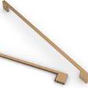 Asidrama 6 Pack 12.6 Inch(320mm) Champagne Bronze Kitchen Cabinet Handles, Cabinet Pulls Kitchen Cabinet Hardware for Cupboard Drawer Handles Dresser Pulls