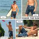 Kanu Surf Mens Barracuda Swim Trunks  (Blue, XXL)