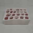 RUCKAE Pink Flower Vase in Bulk 22 Glass Bud Vases Vintage Small Vases for Centerpiece Table Wedding Decorations Home Decor Party (Pink)