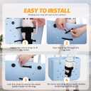 2 x Seltureone 2 Pack Bogg Bag Cup Holder for Stanley, Upgraded Large Cup Holder, Compatible with All Bogg Bags, Adjustable Cup Holder, Compatible with Various Mug Models for Bogg Bag Accessories