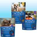 N-Bone Puppy Teething Rings 6 Count Bag Variety Pack, Chicken & Pumpkin & Blueberry BBQ Flavor, Total 3 Bags, 21.6-oz, 18 Rings (EXP 05/04/27)