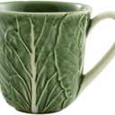 Bordallo Pinheiro Cabbage Mug Natural, Green