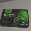 Zacro Bike Seat Cushion - Gel Padded Bike Seat Cover for Men Women Comfort, Extra Soft Exercise Bicycle Seat Compatible with Peloton, Outdoor & Indoor Bike Saddles (Black)