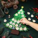 Christmas Religious Advent Calendars 2025 Wooden Christmas Tree Decorations 25 Days of Countdown, 25 Pcs Nativity Daily Bible Verses Gift, Study Prizes Xmas Gift, Xmas Tree Countdown