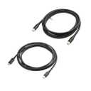 Cable Matters Mini DisplayPort to Mini DisplayPort Cable in Black 6 Feet - 4K Resolution Ready & Unidirectional USB C to Mini DisplayPort Cable (USB C to Mini DP Cable)