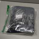 LBTING Patio Loveseat Cover, Outdoor Sofa 2-Seater Couch Covers 53W x 32D x 30H Inches, 420D Waterproof Windproof Dust-proof UV-Resistant Furniture Bench Cover - Black