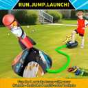 Otoseth Toys Rocket Launcher for Kids - Launch up to 100 Ft, 8 Multi-Color Foam Rockets & Adjustable Launch Stand, Kids Outdoor Toys, Age 3+