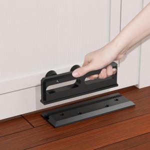 Door Security Bar, French Security Door Brace, Security Door Barricade, Withstands 3000 Lbs, Prevents Entry Burglaries Home Invasions (1PC)