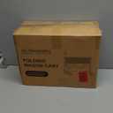 45.5" L Kitsure Collapsible Wagon - Heavy Duty Foldable Wagon with 440lbs Capacity, Adjustable Handle, Shopping Cart with Wheels for Camping, Groceries, Black, 45.5" x 24.0" x 38.0"