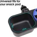 Universal Snack Tray for Stroller with Stroller Cup Holder, Universal Stroller Snack Tray with Cup Holder, Stroller Tray Attachment and Stroller Accessories
