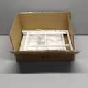 Extendable Microwave Oven Rack - Adjustable Kitchen counter shelf, 2 Tier Microwave Stand (L15.7~23.6" xW12.8 xH17.7) with 6 Hooks for Kitchen Countertop Organizer (White)