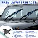 KAIYI 26" + 16" Windshield Wipers Compatible with Toyota Corolla 2009-2019,Toyota RAV4 2013-2023 Premium Automotive Replacement Windshield Wiper Blades 2 Pack