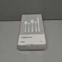 HIKAA Forged Silverware Set Stainless Steel Flatware Set,Service for 8,Matte Satin Polished Cutlery Set,Dishwasher Safe (Gold, 40PCS)