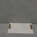 Guest Towel Holder Tray for Bathroom - White Marble-Tray - Napkin Holder for-Bathroom - Paper Hand Towel Holder.