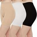 INNERSY Women's Slip Shorts for Under Dresses High Waisted Shorts 2-Pack Large