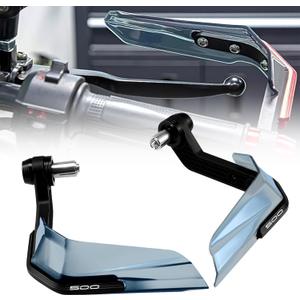 for Kawasaki Ninja500 SE Ninja 500 Lever Covers Motorcycle Brake Guards Protect Handlebar Grip End Hand Guard for Kawasaki Z500 SE Eliminator 500 ABS 2024 2025 (Blue+Black)