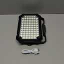 300W LED Solar Work Light Rechargeable, 8000LM LED Solar Camping Lantern, Portable Camping Lights, 4 Light Modes, IP67 Waterproof Tent Lights for Power Outages, Emergency, Hiking, Car Repair