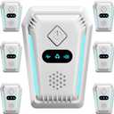 (2026 Upgraded) Ultrasonic Rodent & Pest Indoor Repeller - Stronger Driving Force, Repellent for Mouse, Mice, Rats, Roaches, Ants, Spiders, Bugs, Home Plug-in Device, 3 Mode Switching (6 Pack)