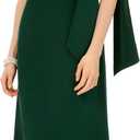 BABEYOND Formal Dress for Women - Prom Dress One Shoulder Evening Dresses Cocktail Party Dress for Wedding Guest (8, Dark Green)