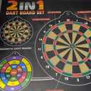 HELLO PAPAYA Magnetic Dart Board - 12Magnetic Darts+12Sticky Balls Or 2 Toy Gun+40 Foam Dart,Fun for Family Game and Party with Friends, Christmas Birthday Gifts Toys for 3-12 Year Old Boys (Large)