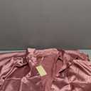 Ekouaer Women's Satin Nightshirt Button Down Sleepshirt Silk 3/4 Sleeve Nightgown Boyfriend Notch Collar Sleepwear S-3XL (XX-Large, Deep Pink)