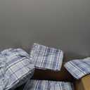 Laura Ashley - Flannel Sheets Queen Size, Anti-Pilling & Wrinkle Resistant Cotton, Touchably Soft for All-Season Comfort - Bed Sheets with Matching Pillowcases & Fitted Sheet (Mulholland Plaid Blue)