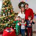 12Pcs Christmas Balls Tree Decorations, 2.4inch Plastic Shatterproof Glitter Hanging Ornaments for Christmas Tree Home Kitchen Office Indoor Xmas Tree Wall Window Fireplace Mantel Decor (Red Green Blue)