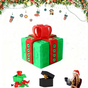 The Prank Box  Hilarious Screw Challenge with Finger Surprise,Annoying Gift Box with Screws, Festive Gag Gift for Christmas & Friends & Family(Green)