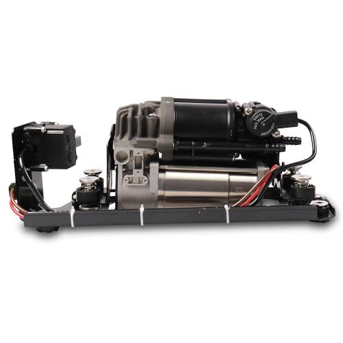 KUIPERAUTO 37206789450 Air Ride Suspension Compressor Pump with Bracket + Valve Block Compatible with BMW 740i 750i 760Li Alpina B7 535i 550i GT F01 F02 F04 F11 Chassis