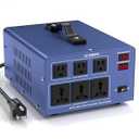 8000W Voltage Converter Auto Transformer,110/120/220/240V Heavy Duty Step Up/Down Power Converter Transformer with 3 US Outlets,3 Universal Outlets, LCD Display,Resettable Circuit Breaker Protection