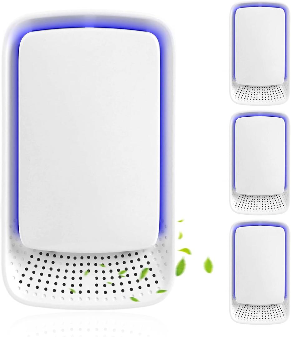 Plug In Air Ionizers for Home,Neger -Plug In Air Freshener for Home, Office, Bathroom and Living Room,Portable Air Purifiers Odor,Pets Smell (4)