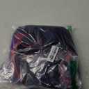 Half and Half Long Straight Anime Purple Pony Cosplay Wig with Bangs, 29'' Dark Purple Mxied Pink Pony Costume Wigs for Women Halloween Party