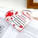 2 x Happy Anniversary Acrylic Gifts For Women Anniversary Wedding Gifts for Her Him Couple Wife Husband Girlfriend Boyfriend Christmas Gift For Wife From Husband Acrylic Plaque