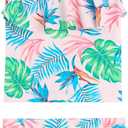 Kanu Surf Girls Charlotte Flounce Tankini Beach Sport 2-Piece Swimsuit (4, Kylie Pink)