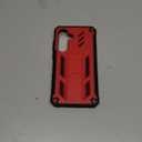 FNTCASE for Samsung Galaxy S25-FE Case: Military Grade Rugged Cell Phone Cover with Kickstand & Holster | Shockproof TPU Protection Bumper Matte Textured Design for Galaxy S25 FE Cases 6.7inch - Red