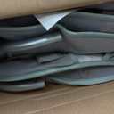 Momcozy CocoSway Baby Swing, Electric Swing for Infants with 180 Rotating Seat, 6 Soothing Sway Motions & 4 Speeds, Remote & Touchscreen, 8 Preset Lullabies, Grey