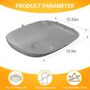 Silicone Cat Litter Mat Accessory Part, Waterproof Cat Litter Pad Replacement Part for Easy Cleaning of Automatic Self Cleaning Litter Boxes