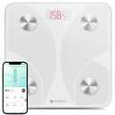 Etekcity Scale for Body Weight, Smart Digital Bathroom Weighing Scales with Body Fat and Water Weight for People, Bluetooth BMI Electronic Body Analyzer Machine, 400lb (White)