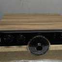 Victrola Empire Mid-Century 6-in-1 Turntable with 3 Speed Record Player, Bluetooth Connectivity, Radio, Cassette and CD Player (Farmhouse Walnut) (Walnut)