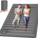 WANNTS Double Sleeping Pad, Extra Thick Ultralight Inflatable Sleeping Pad for Camping, Built-in Pump for Hiking, Airpad, Carry Bag, Repair Kit, Compact & Lightweight Camping pad