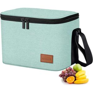 Aosbos Insulated Lunch Bag for Women Men Leakproof Lunch Box Reusable Lunch Cooler Bags Soft Lunch Tote Lunch Pail Adult Thermal Lunchbox Meal Prep Container Boxes for Work Office Outdoor (Medium - 7.5L)