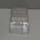 Medicine Cabinet Organizer 3 Tier, Stackable Bathroom Mirror Cabinet StorageSmall Makeup Organizers with 2 Drawer and 1 Tray for Wall Cabinet Closet Vanity, Countertop, Clear