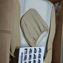 Pariitadin Leather Car Seat Covers Front Pair, Waterproof Breathable Faux Leather Automotive Seat Covers for Cars, Non-Slip Car Interior Covers Universal Fit Most Cars Sedans Trucks SUVs, Beige