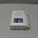 Portable Cassette Player Tape Recorder with Built-in Speaker,Microphone,Headphone Jack-, 4.57 x 3.54 x 1.38inch (white)