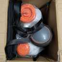 VEVOR 4 Gallon Battery Powered Backpack Sprayer with Wheeled Cart, Adjustable 0-94 PSI, 13FT Hose, 6 Nozzles, 2 Wands Included, Wide Mouth Lid for Weeding, Cleaning, Long Spray Time Without Fatigue