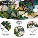 Window Privacy Film Frosted Glass Window Sticker Window Film Static Glass Cling Tint Non-Adhesive for Home Door Decorative Frosting Cover 17.5 X 78.7 inch