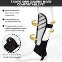 TAGVO Soccer Shin Guards for Kids Youth Adults, Protective Soccer Equipment for Boys Girls Men, Soccer Shin Pads for Kids