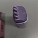 Electric Bikini Trimmer for Women: Razor & Shaver with Dual Heads for Body Pubic Hair, IPX7 Waterproof with LED Display - Rechargeable Lady Trimmer for Underarm Body Leg Face - Violet