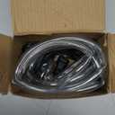 Fountain Pump, 80GPH(4W 300L/H) Submersible Water Pump, Durable Outdoor Fountain Water Pump with 4.9ft Tubing (ID x 1/3-Inch), 3 Nozzles for Aquarium, Pond, Fish Tank, Water Pump Hydroponics